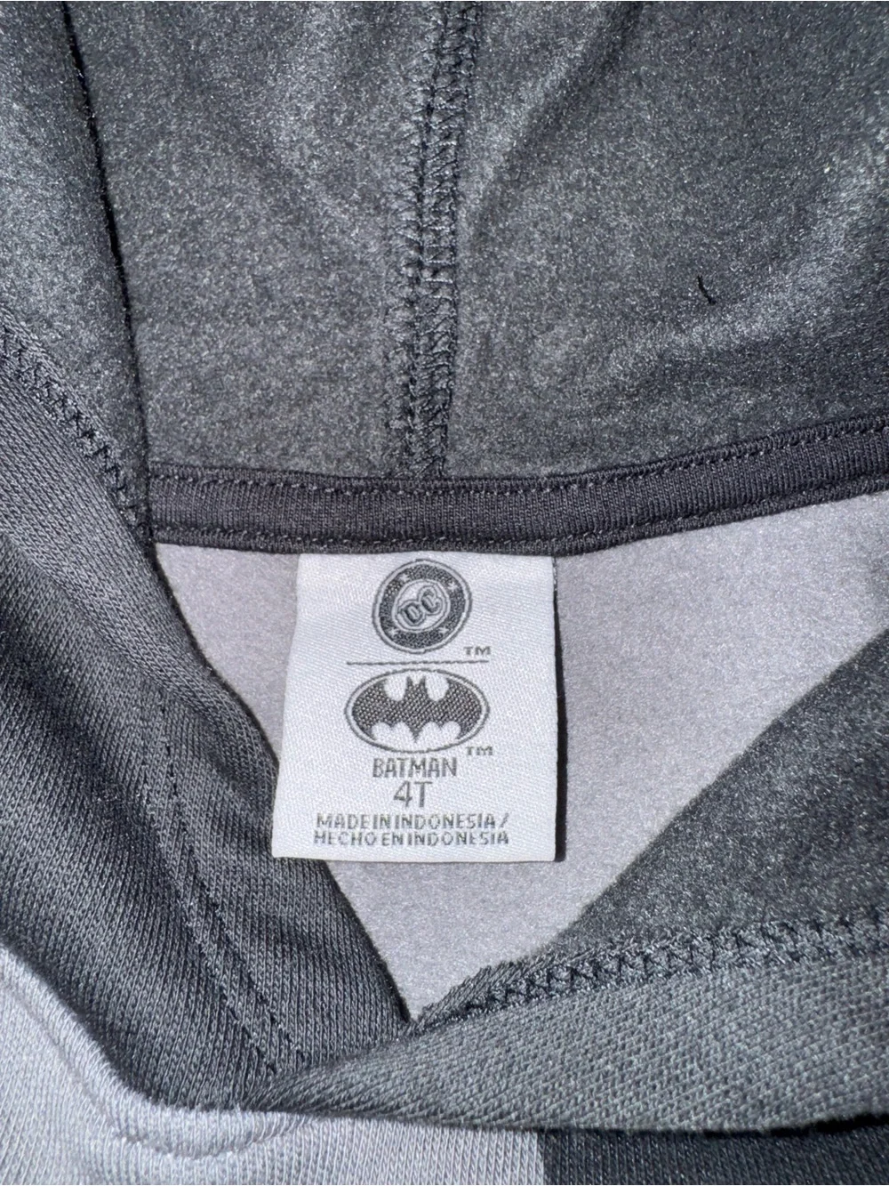 Batman Kids Hoodie Sweatshirt Boys Size 4